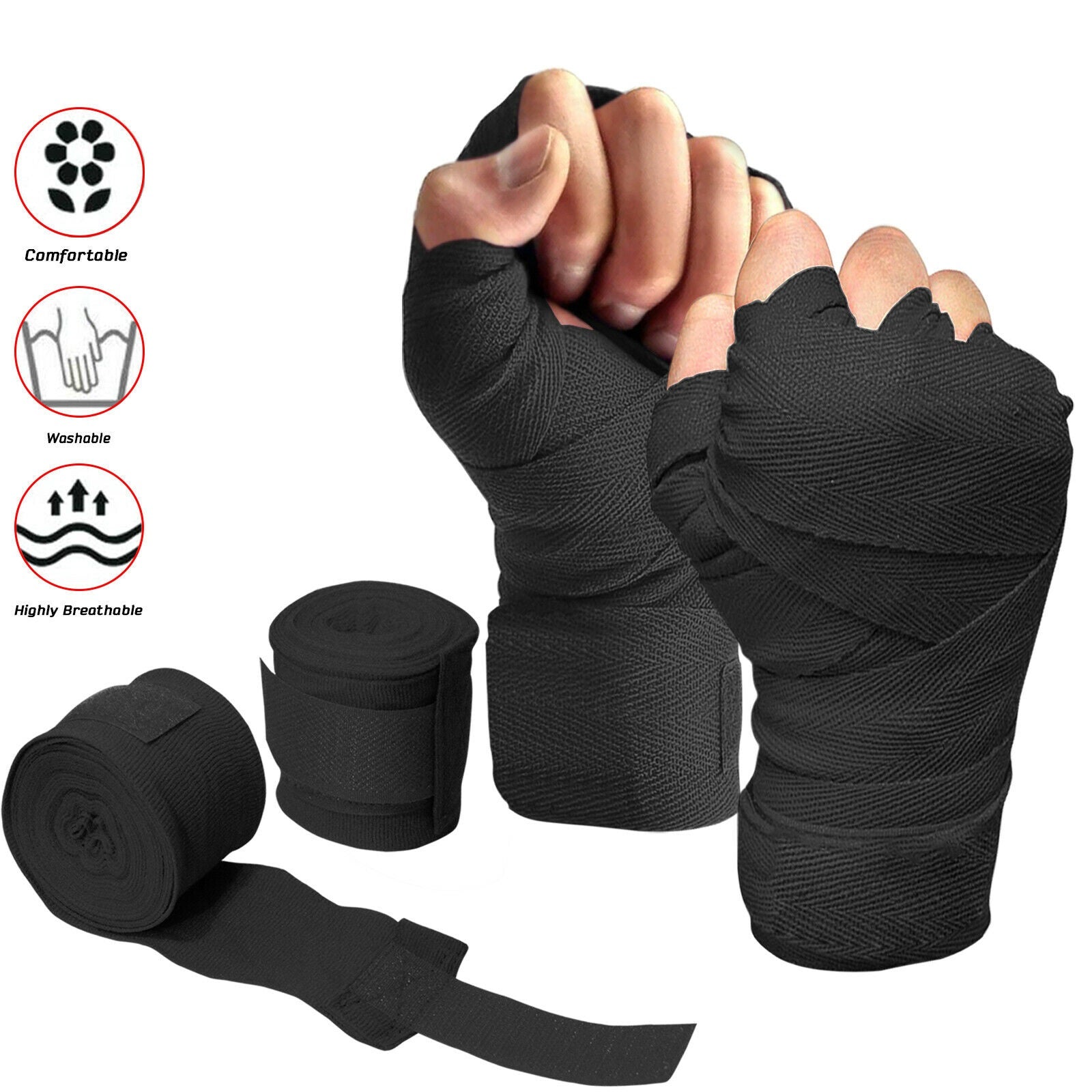 Hand Wrap Bandages Boxing Hand Wrist Grip– leeway.pk