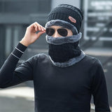 Woolen Winter Beanie Cap With Neck Warmer Muffler