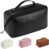 Pu Leather Vanity Style Cosmetic Bag