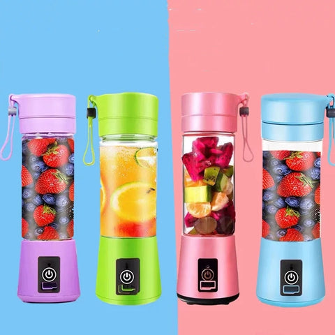 6 Blade Mini Portable USB Juicer Blender